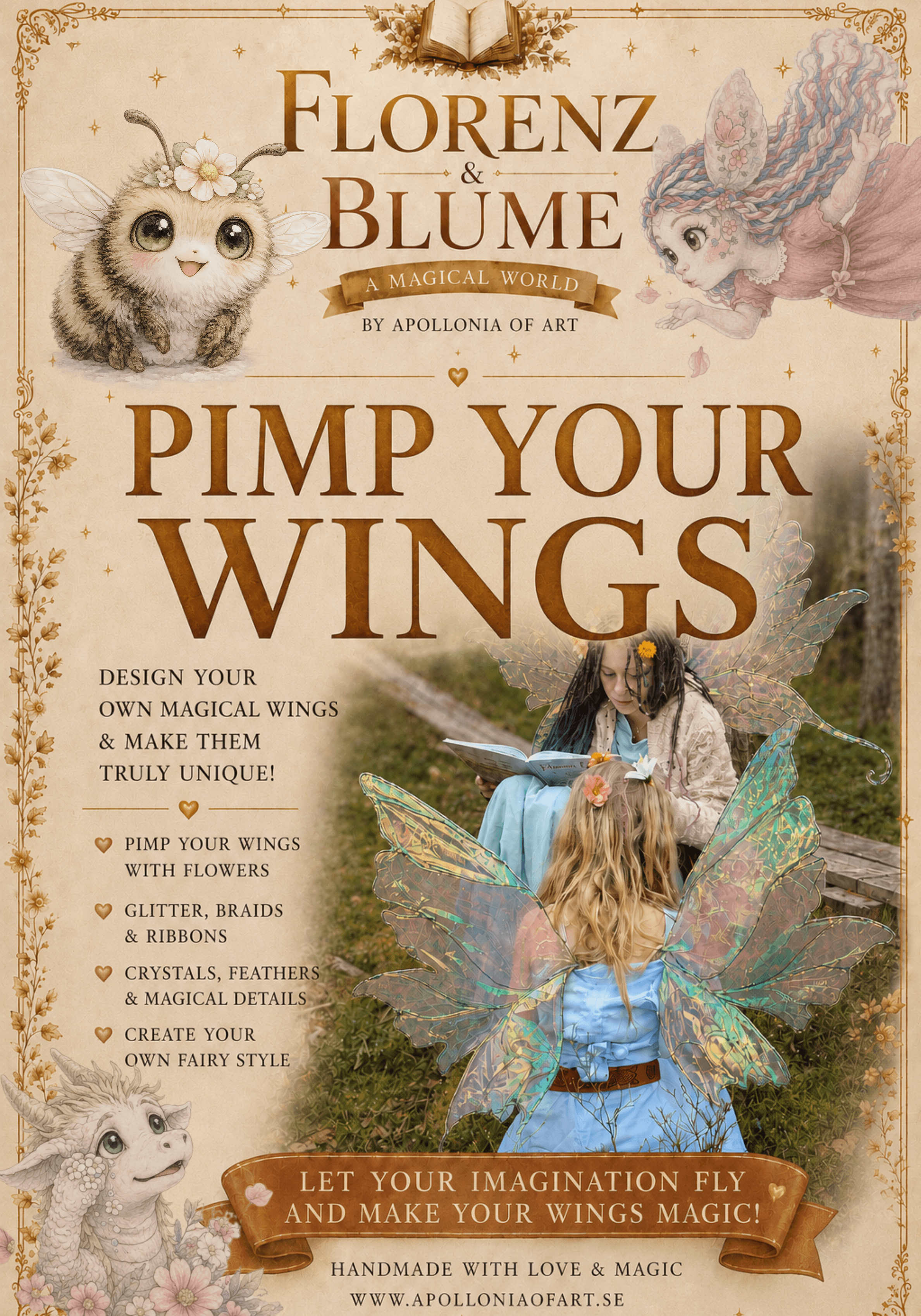Design your own magical wings poster